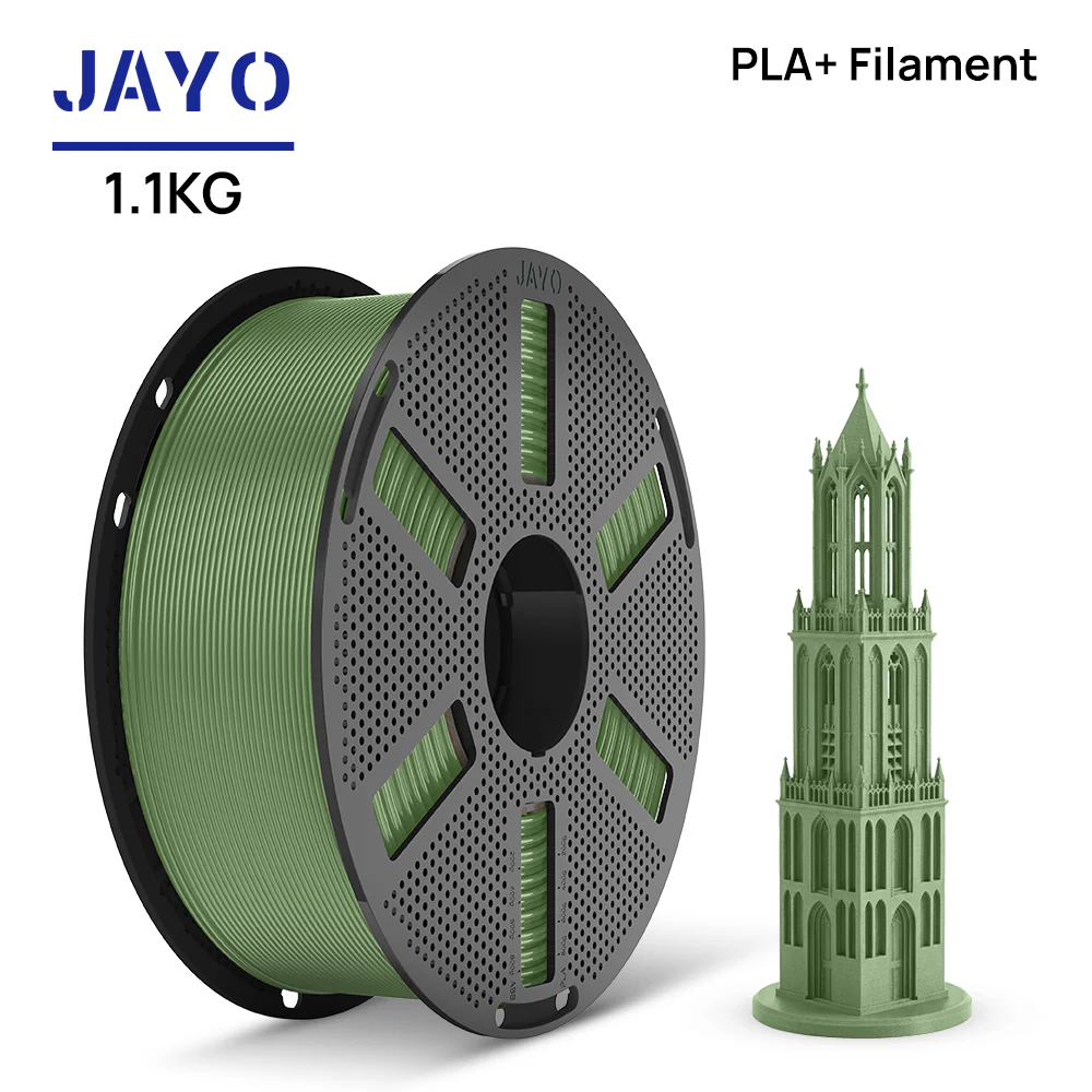 [As low as $10.09/kg!Buy 3, get 2 free]JAYO 1.1KG PLA+ Reusable Spool 3D Printer Filament 1.75mm High Strengt +/- 0.02mm - Image 12