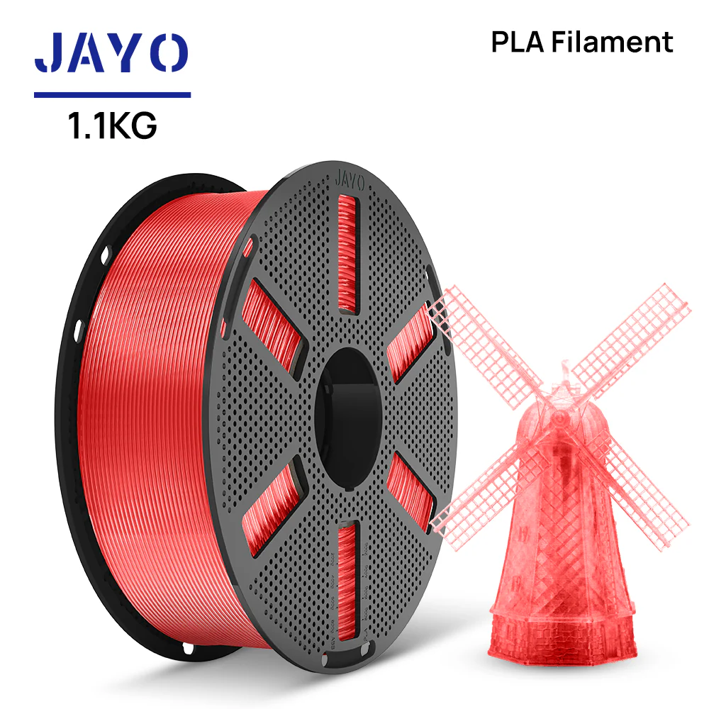 [Reusable Spool]JAYO 1.1KG PLA 3D Printer Filament 1.75mm High Strengt +/- 0.02mm - Image 24