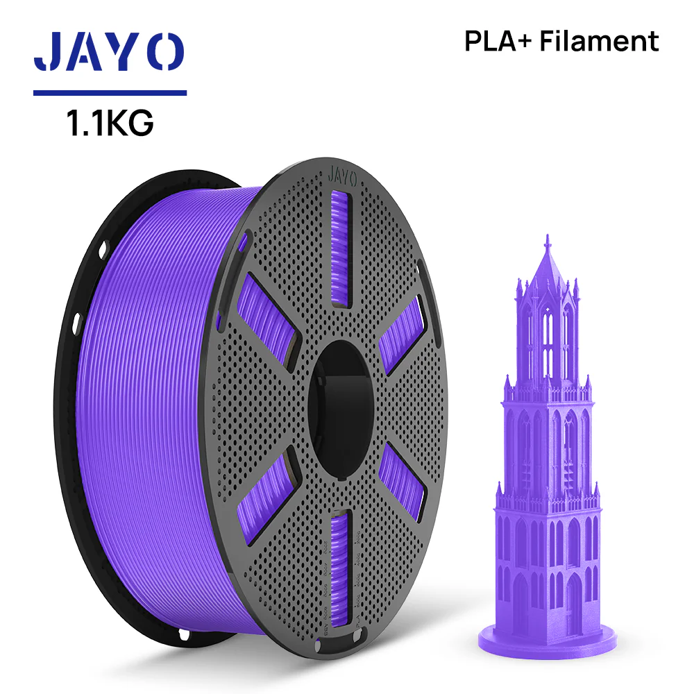 [As low as $10.09/kg!Buy 3, get 2 free]JAYO 1.1KG PLA+ Reusable Spool 3D Printer Filament 1.75mm High Strengt +/- 0.02mm - Image 13