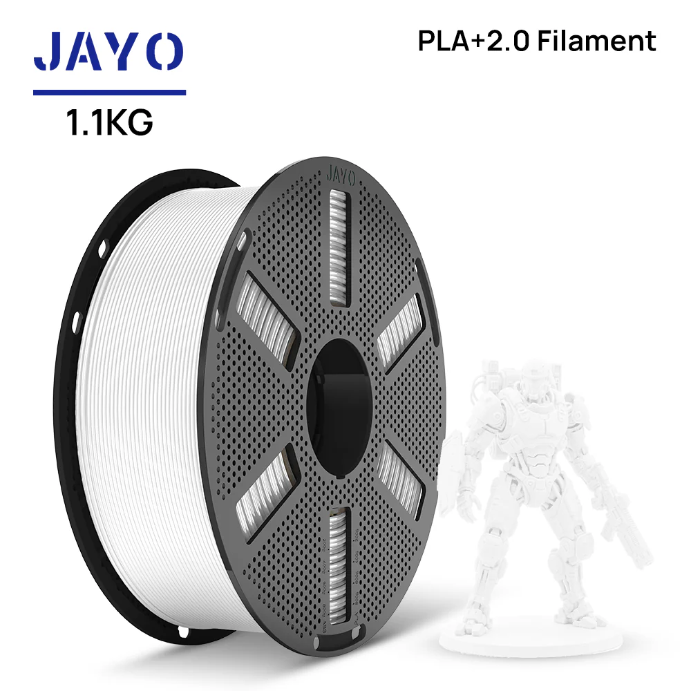 [Reusable Spool]JAYO 1.1KG PLA+ 2.0 3D Printer Filament 1.75mm High Strengt +/- 0.02mm - Image 2