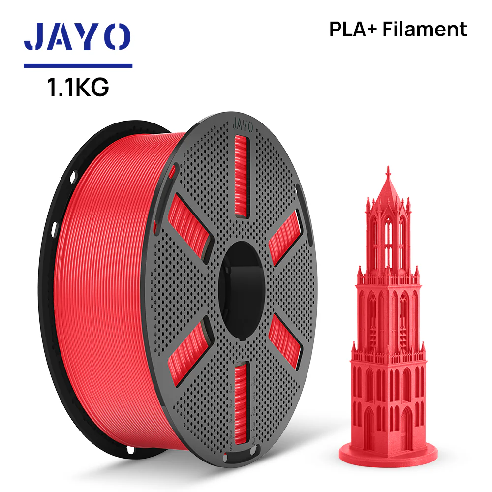 [As low as $10.09/kg!Buy 3, get 2 free]JAYO 1.1KG PLA+ Reusable Spool 3D Printer Filament 1.75mm High Strengt +/- 0.02mm - Image 16