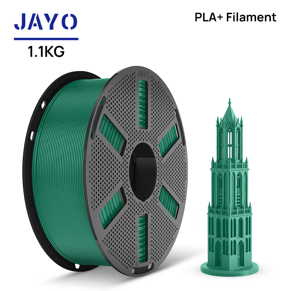 [As low as $10.09/kg!Buy 3, get 2 free]JAYO 1.1KG PLA+ Reusable Spool 3D Printer Filament 1.75mm High Strengt +/- 0.02mm - Image 22