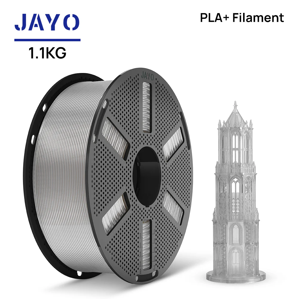 [As low as $10.09/kg!Buy 3, get 2 free]JAYO 1.1KG PLA+ Reusable Spool 3D Printer Filament 1.75mm High Strengt +/- 0.02mm - Image 35