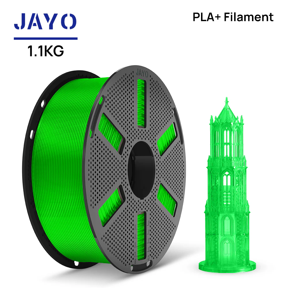[As low as $10.09/kg!Buy 3, get 2 free]JAYO 1.1KG PLA+ Reusable Spool 3D Printer Filament 1.75mm High Strengt +/- 0.02mm - Image 38