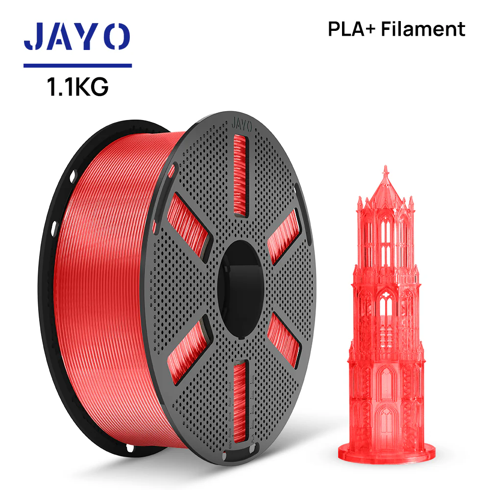 [As low as $10.09/kg!Buy 3, get 2 free]JAYO 1.1KG PLA+ Reusable Spool 3D Printer Filament 1.75mm High Strengt +/- 0.02mm - Image 39