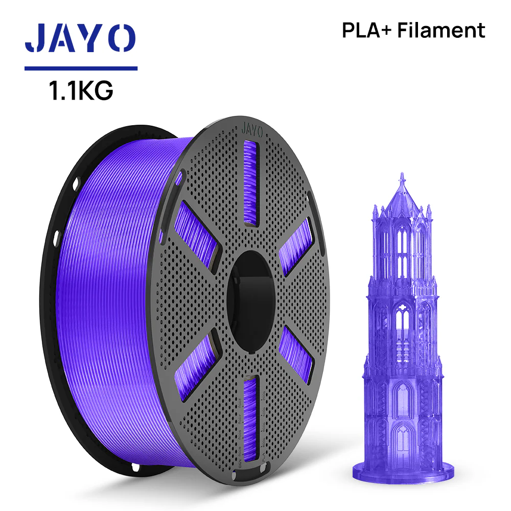 [As low as $10.09/kg!Buy 3, get 2 free]JAYO 1.1KG PLA+ Reusable Spool 3D Printer Filament 1.75mm High Strengt +/- 0.02mm - Image 41