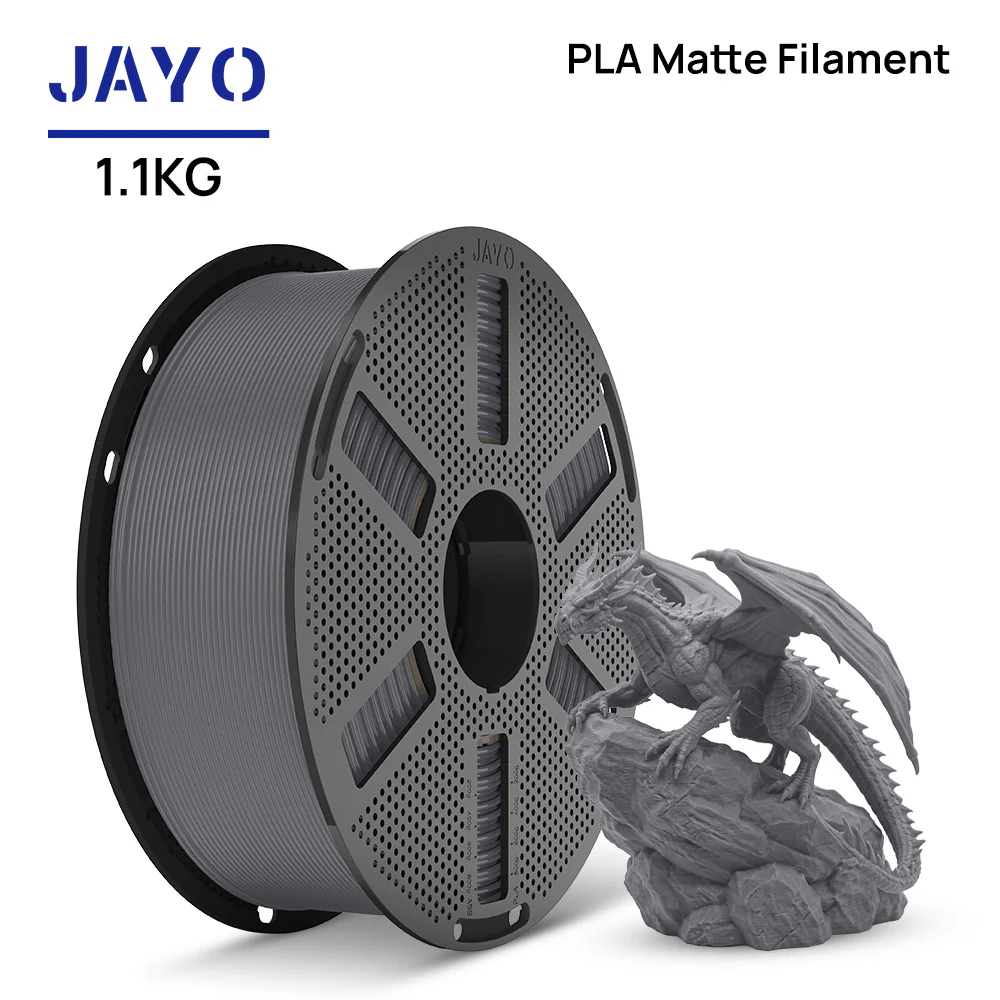 [Reusable Spool]JAYO 1.1KG PLA Matte 3D Printer Filament - Image 8
