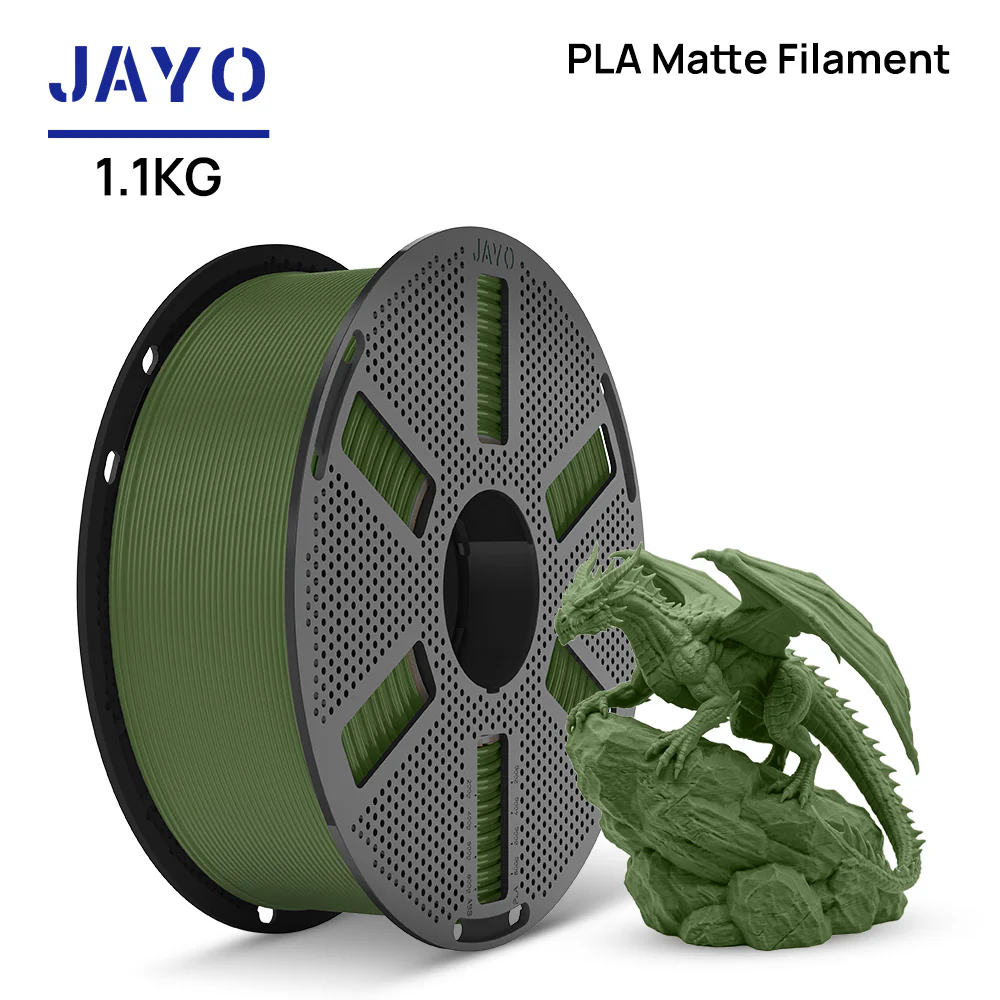 [Reusable Spool]JAYO 1.1KG PLA Matte 3D Printer Filament - Image 11