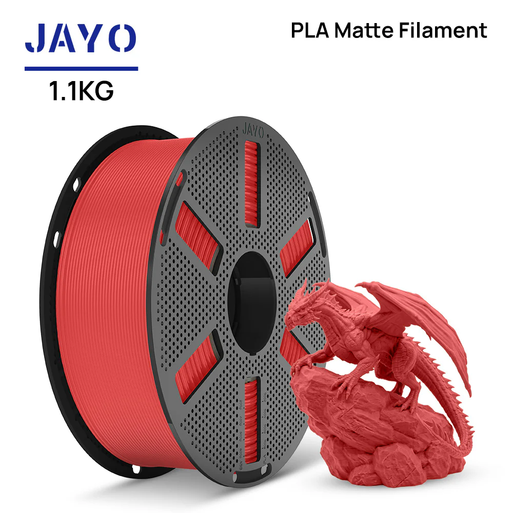 [Reusable Spool]JAYO 1.1KG PLA Matte 3D Printer Filament - Image 14
