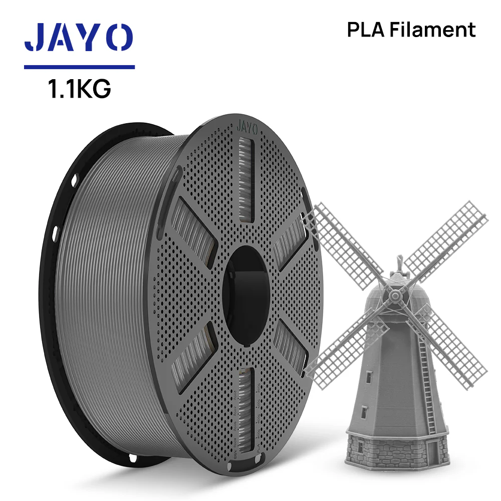 [Reusable Spool]JAYO 1.1KG PLA 3D Printer Filament 1.75mm High Strengt +/- 0.02mm - Image 3