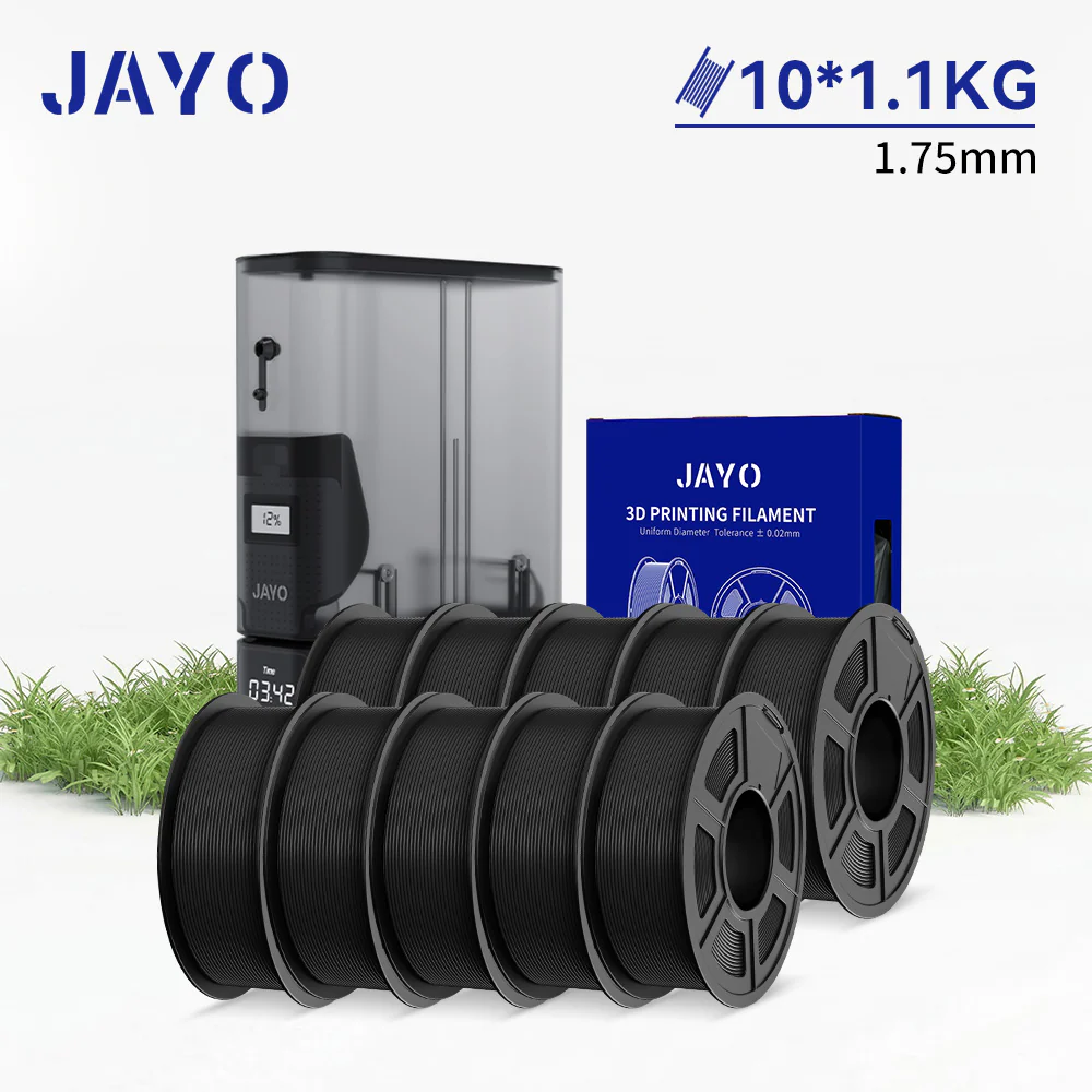 [Hassle-free Bundle: J1+Filaments ]JAYO 1.1KG 3/5/10 Rolls Collection ：PLA, PETG, PLA Matte, High Speed Matte PETG 3D Printing Filament - Image 3
