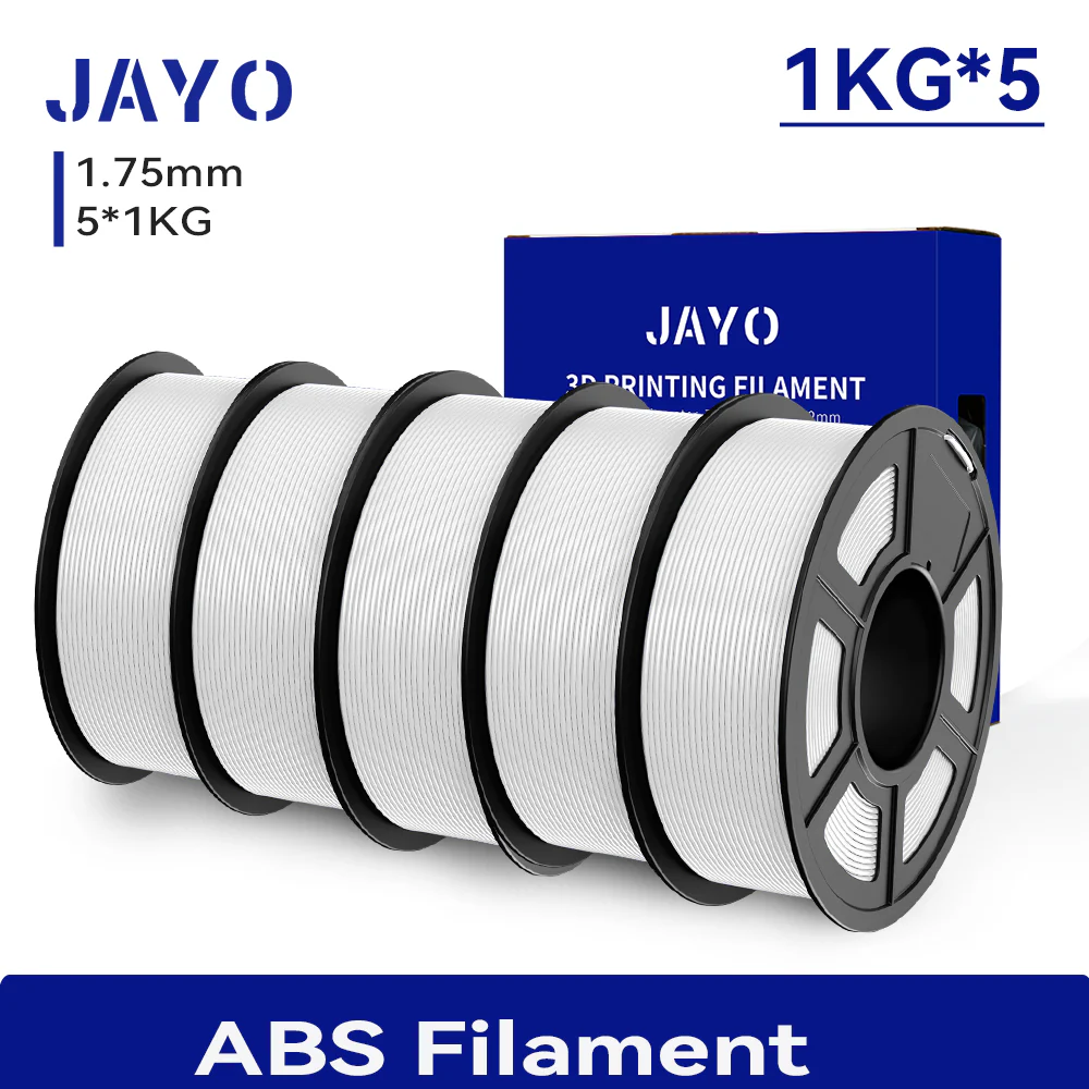 JAYO ABS 1.1KG*5 Rolls 3D Printing Filament Bundle - Image 6