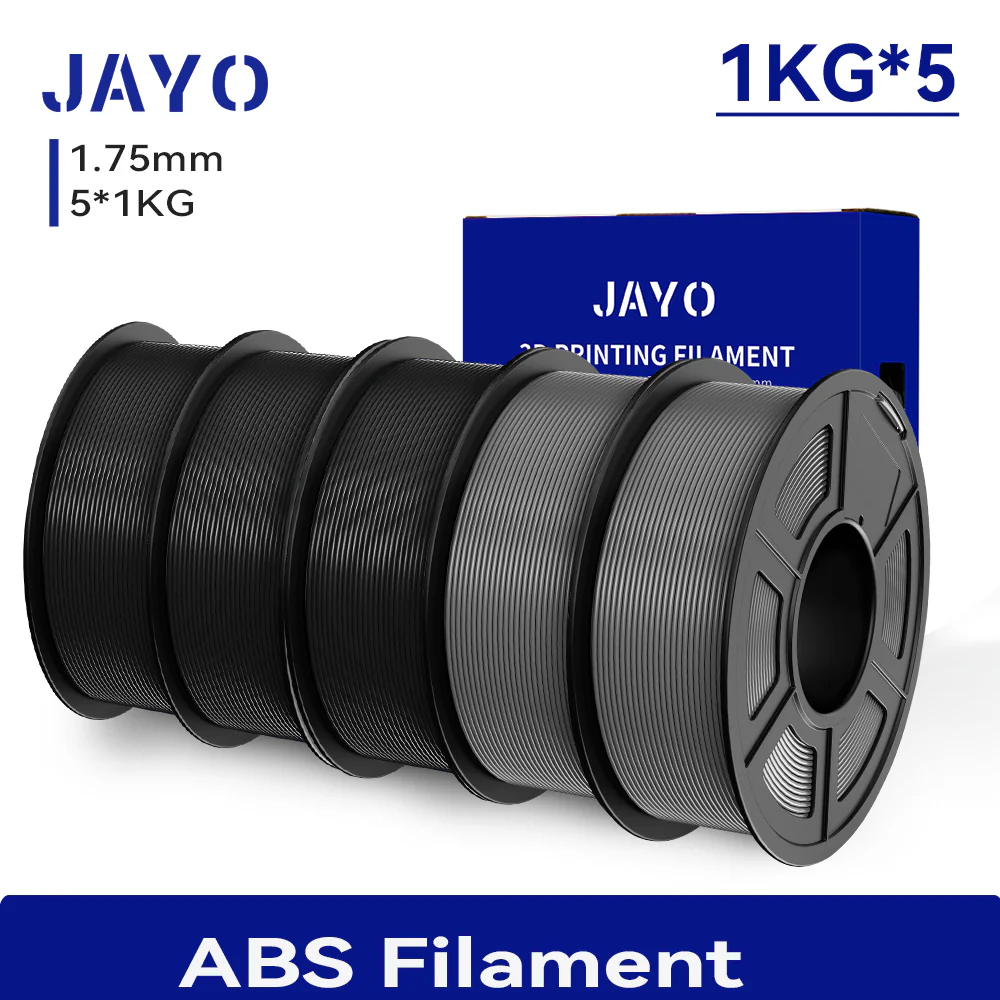 JAYO ABS 1.1KG*5 Rolls 3D Printing Filament Bundle - Image 8