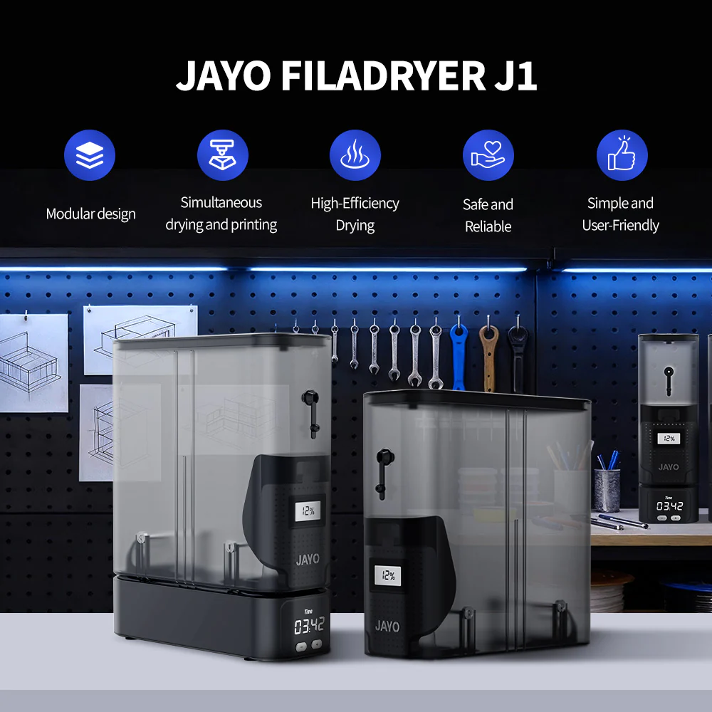 JAYO FilaDryer J1,2-in-1 Split Design for Simultaneous Drying & Printing, High-Efficiency Drying,Safe & User-Friendly - Image 2