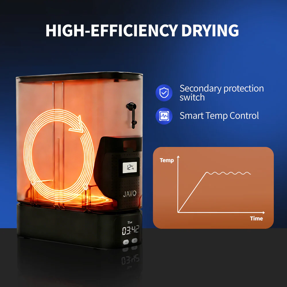 JAYO FilaDryer J1,2-in-1 Split Design for Simultaneous Drying & Printing, High-Efficiency Drying,Safe & User-Friendly - Image 7