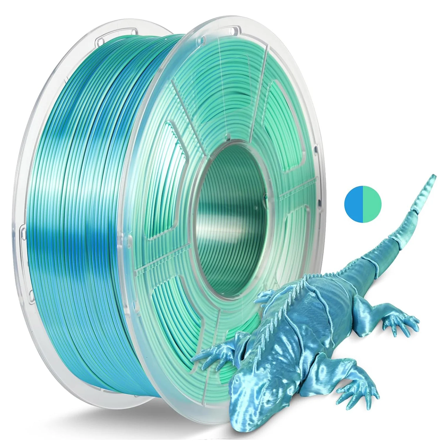 [MOQ:5 rolls] JAYO Multi-Color SILK (Dual-Color, Tri-Color) Filament 1.1KG - Image 4