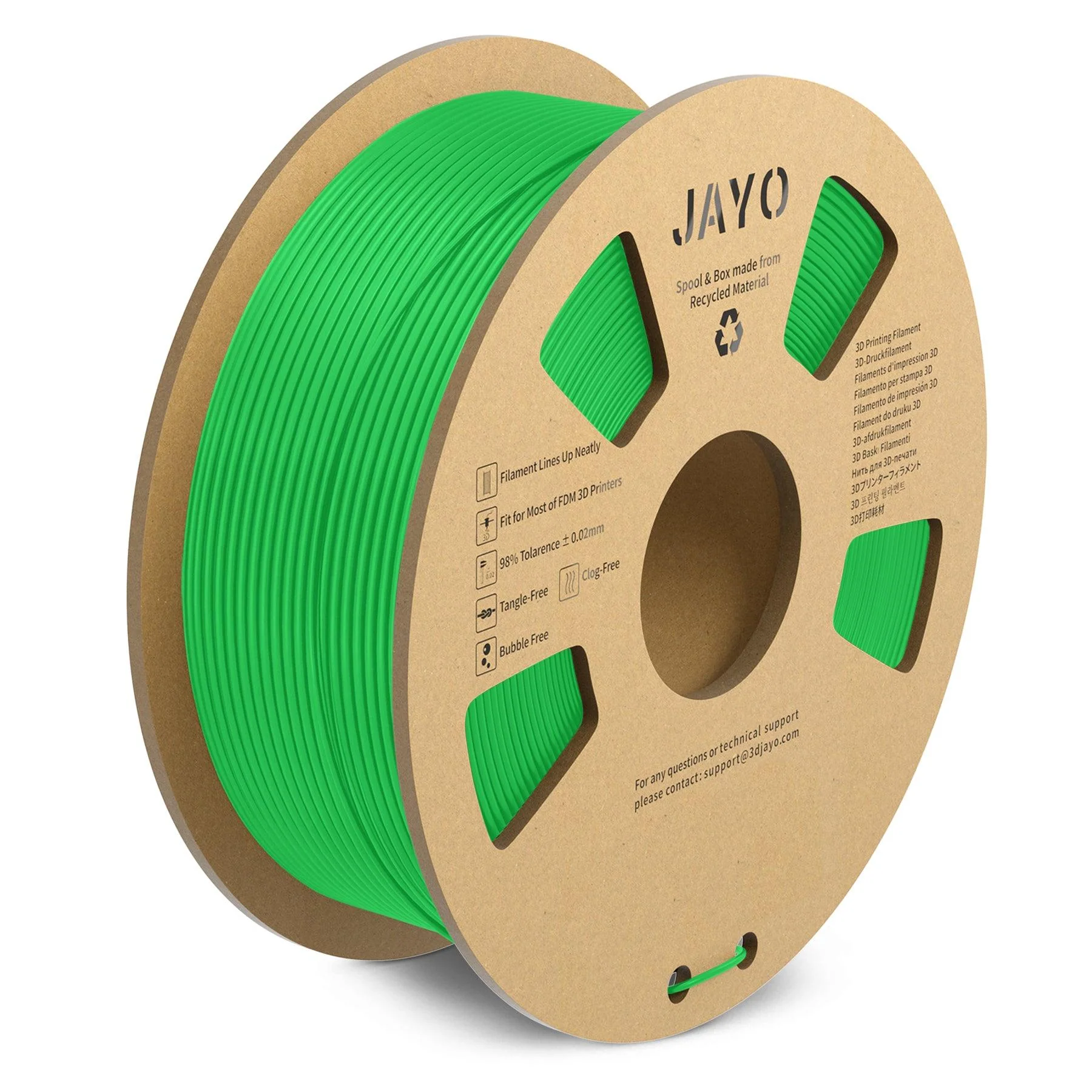 JAYO PLA Matte 1.1KG*5 Rolls 3D Printing Filament Bundle - Image 12