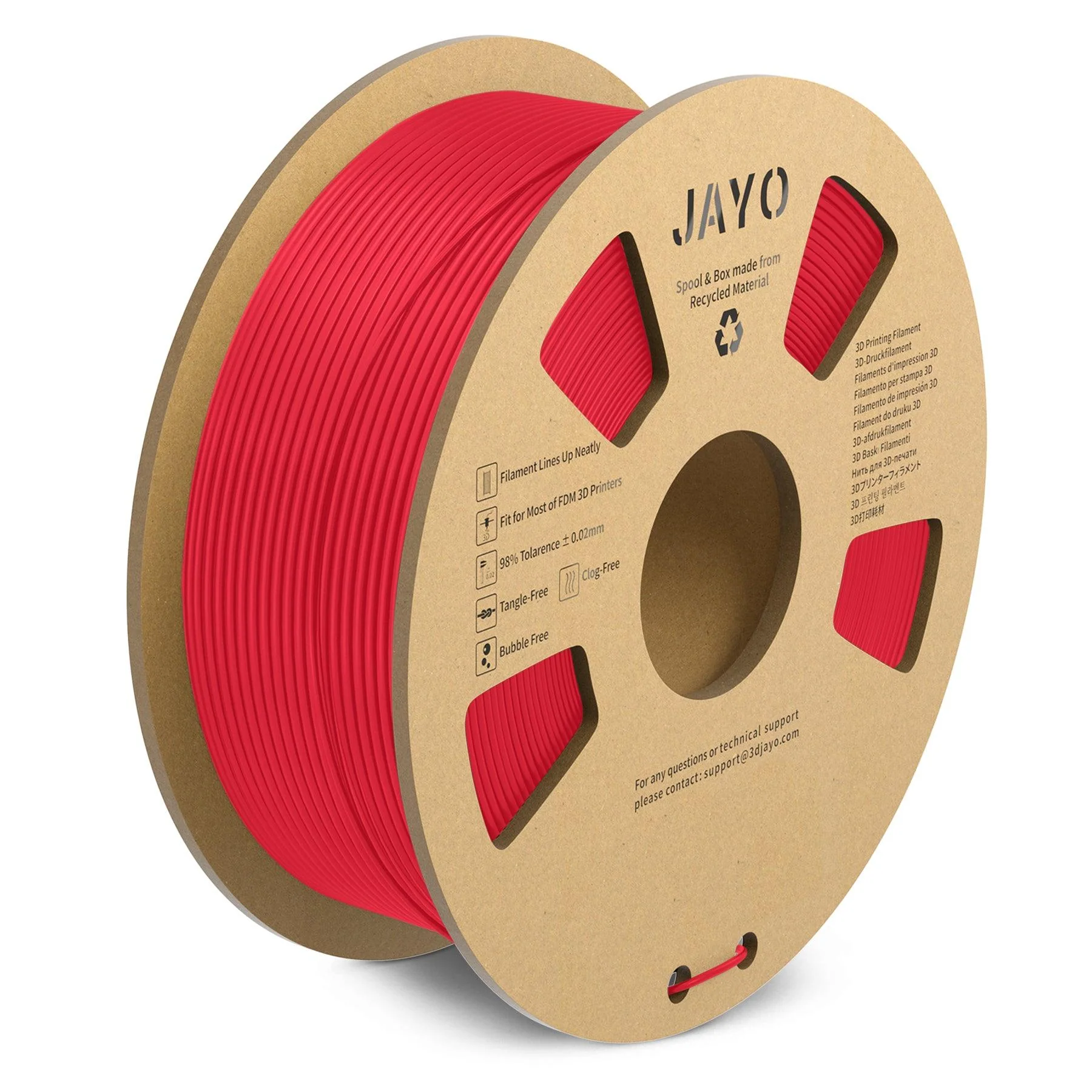 JAYO PLA Matte 1.1KG*5 Rolls 3D Printing Filament Bundle - Image 10