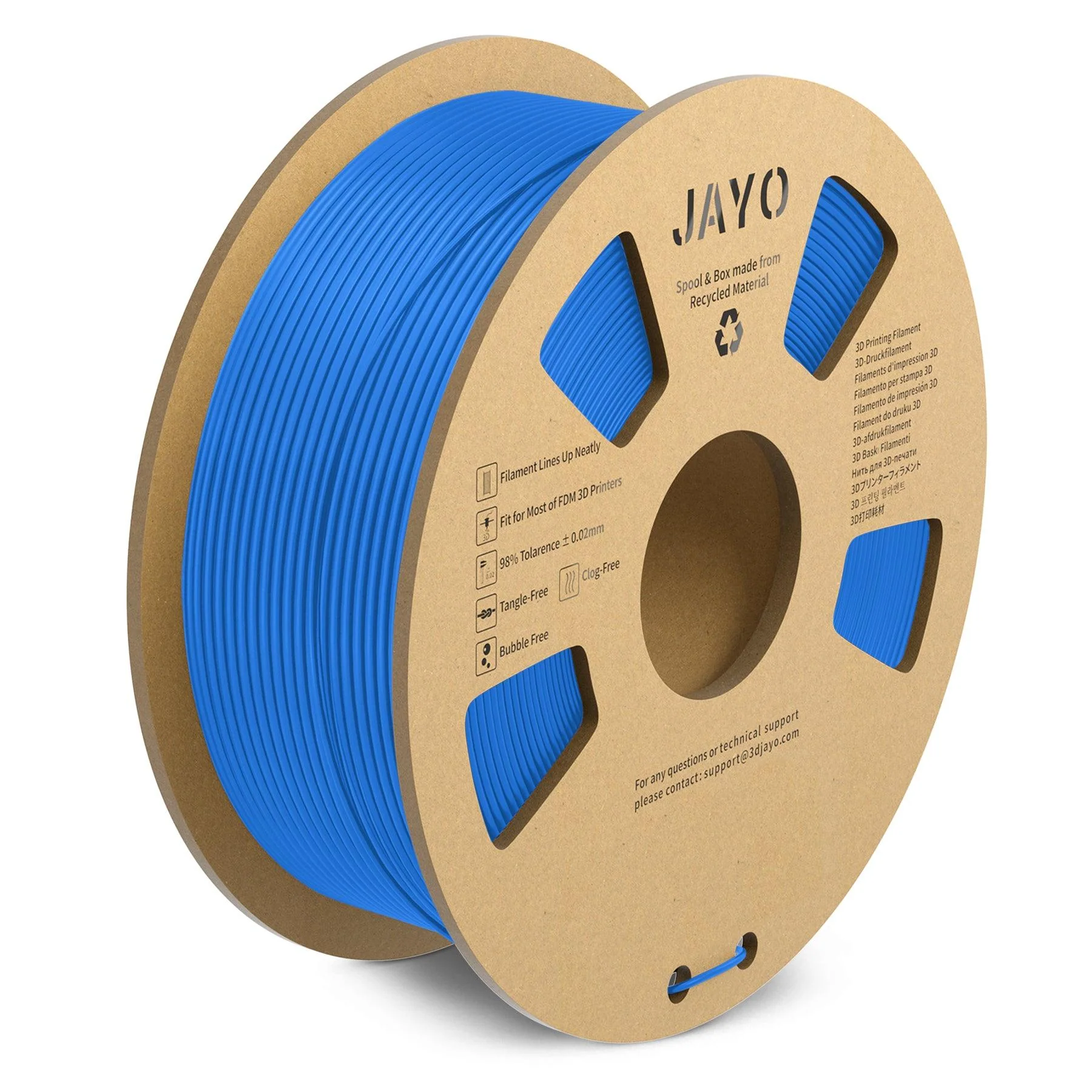 JAYO PLA Matte 1.1KG*5 Rolls 3D Printing Filament Bundle - Image 11