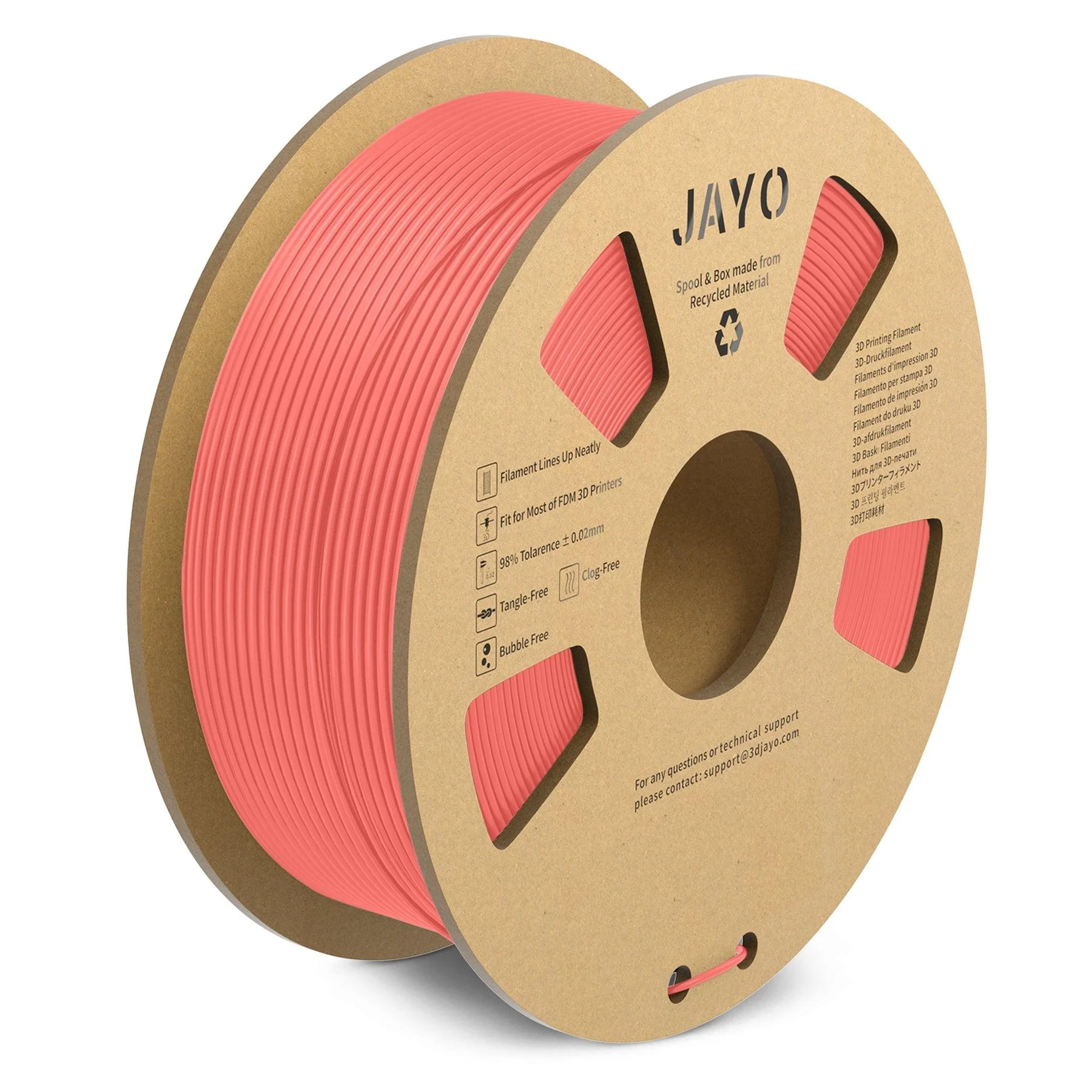 JAYO PLA Matte 1.1KG*5 Rolls 3D Printing Filament Bundle - Image 14