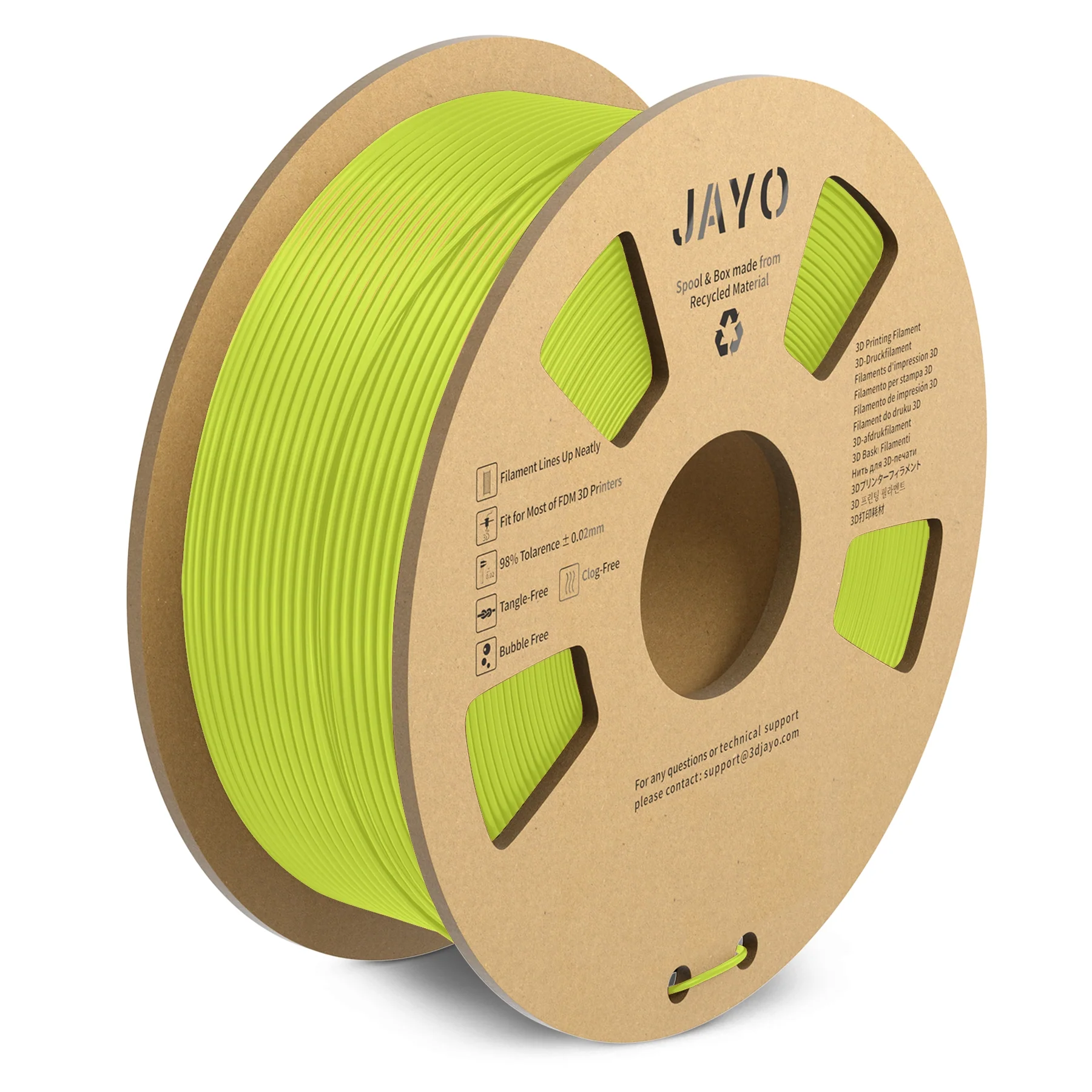 JAYO PLA Matte 1.1KG*5 Rolls 3D Printing Filament Bundle - Image 15