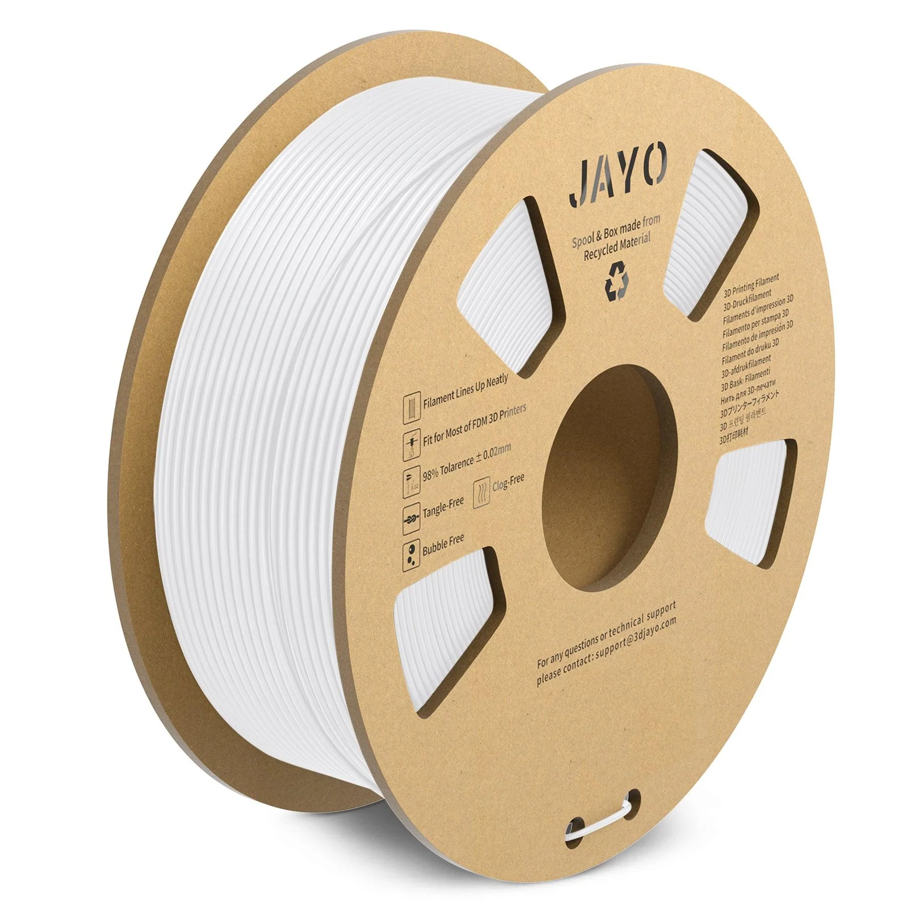 JAYO PLA Matte 1.1KG*5 Rolls 3D Printing Filament Bundle - Image 7