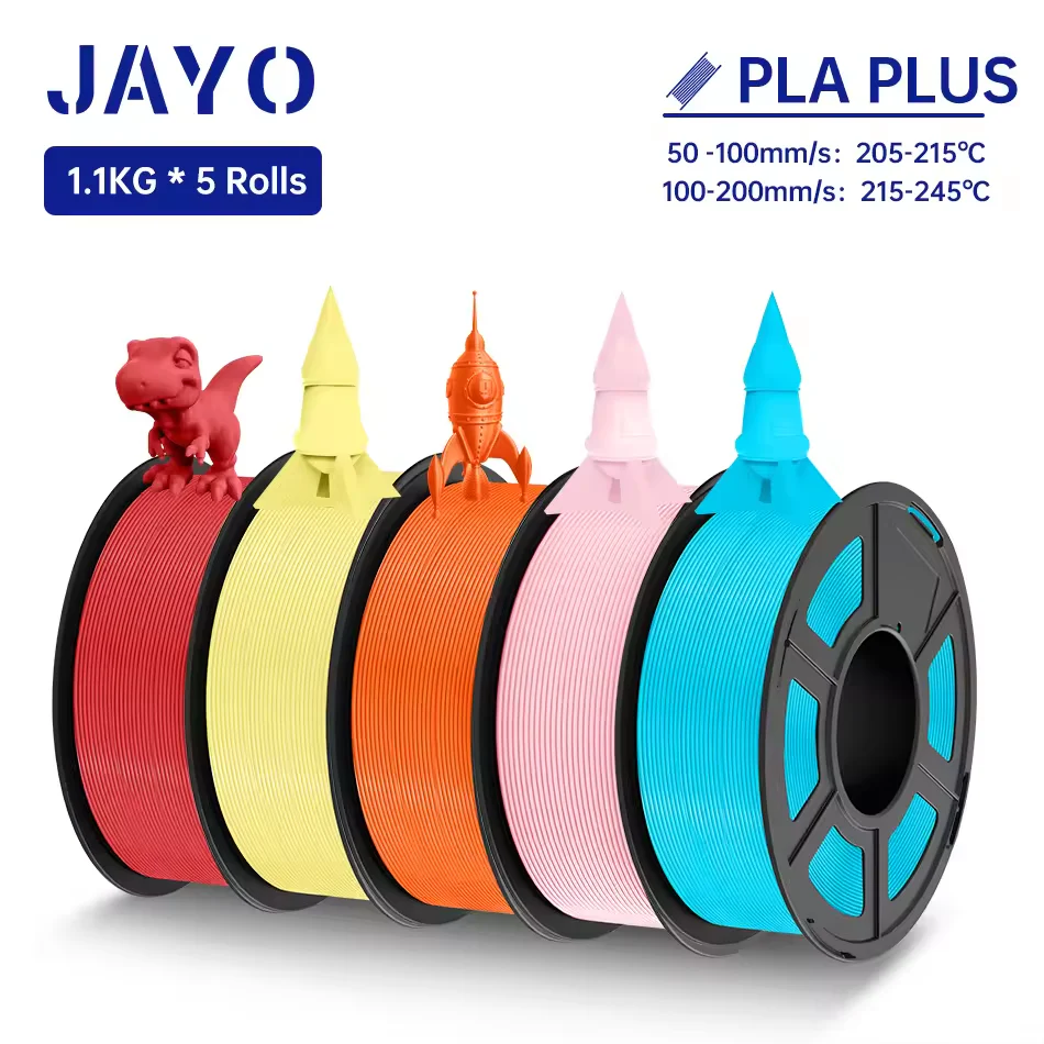 JAYO PLA Classic Filament 5/10 Rolls 1.75MM 3D Printer Filament 1.1KG/roll For 3D Neatly Wound Coloful 3D Printing Material - Image 24