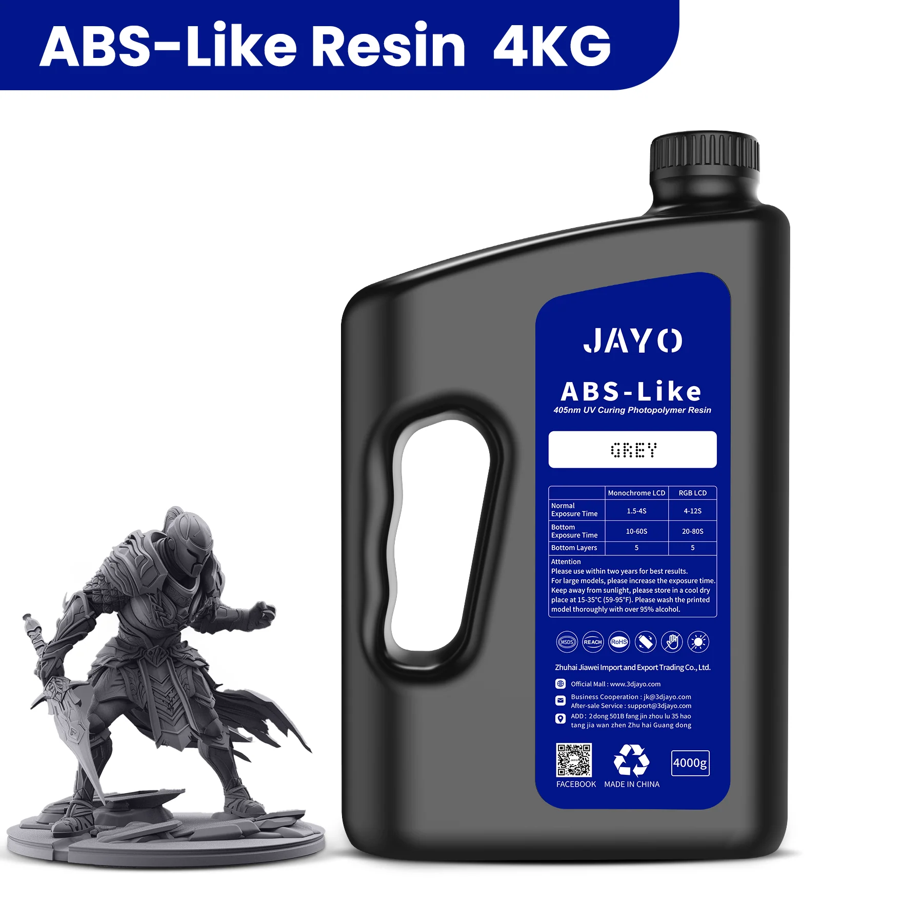 [Resin Collection]JAYO Standard /Standard PLUS /ABS-Like/Water Wash ABS Resin  3D Printing Photopolymer Resin - Image 13