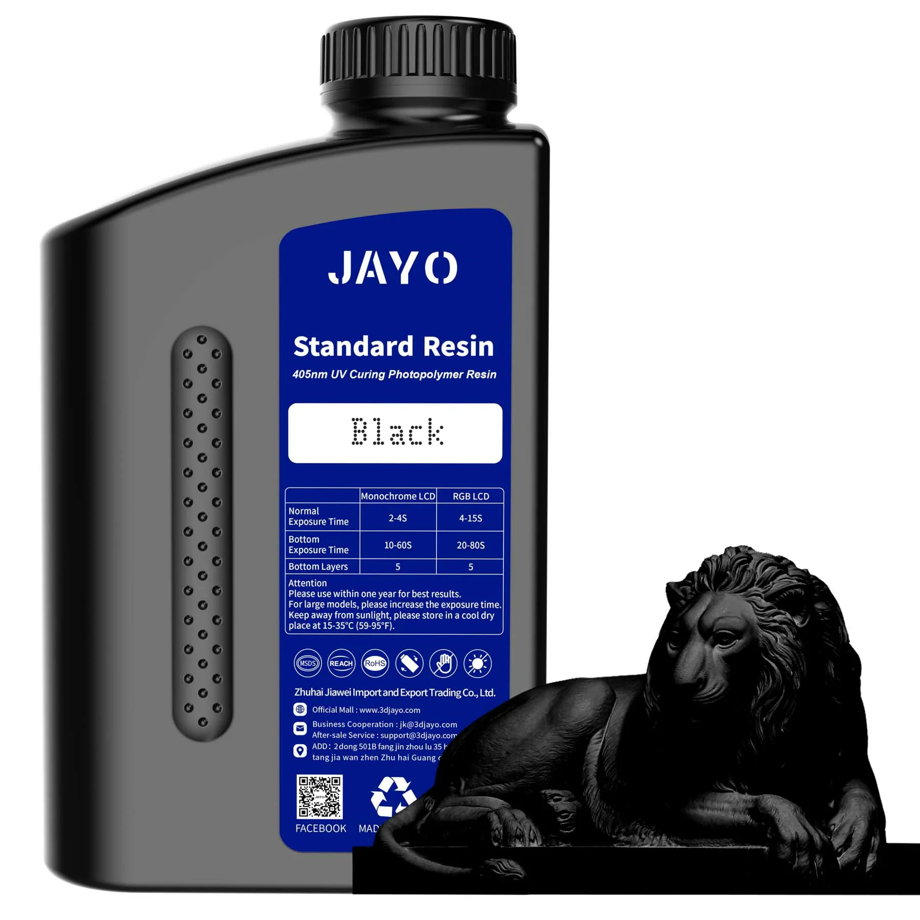 JAYO Standard Resin 1KG 3D Printing Photopolymer Resin - Image 3
