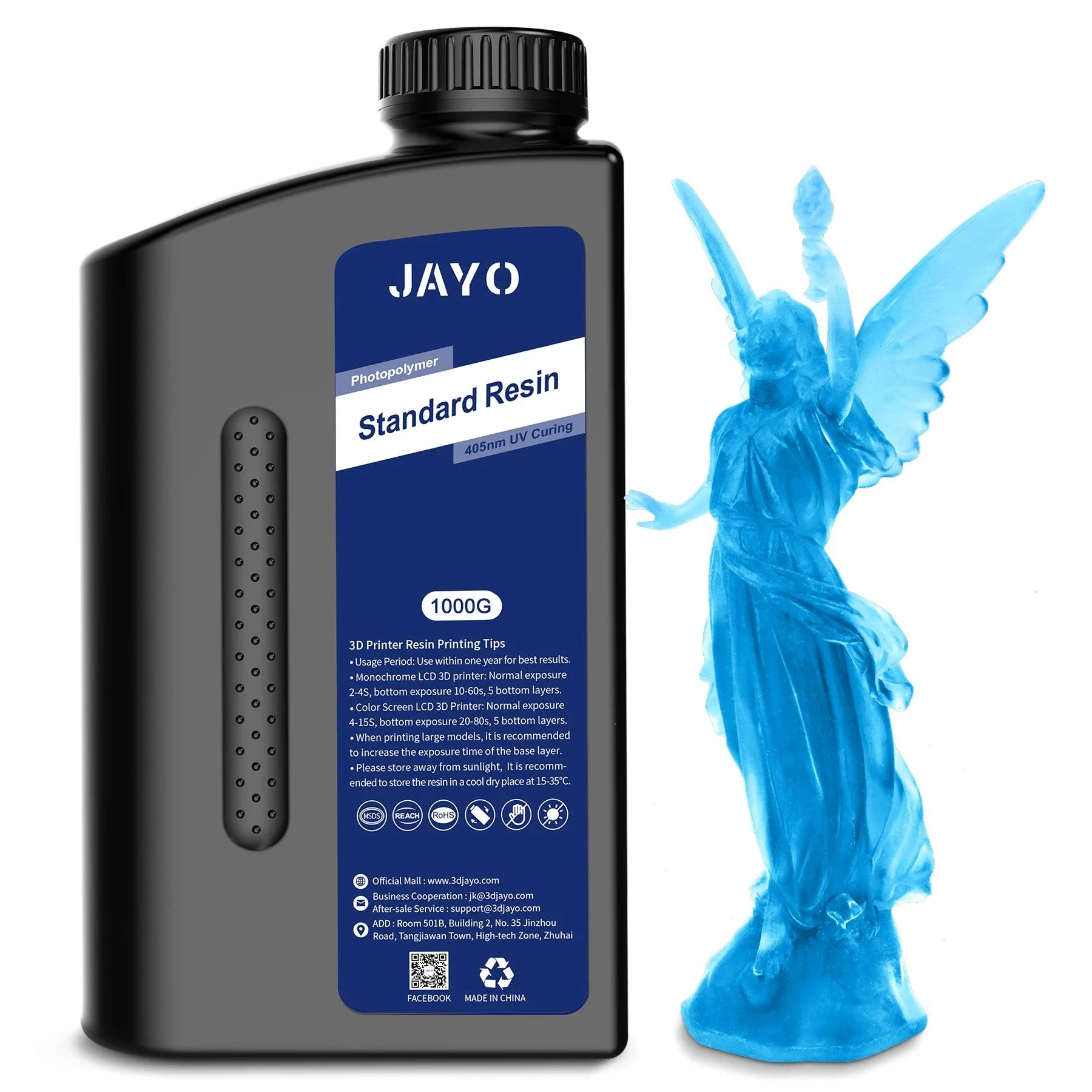 JAYO Standard Resin 1KG 3D Printing Photopolymer Resin - Image 7
