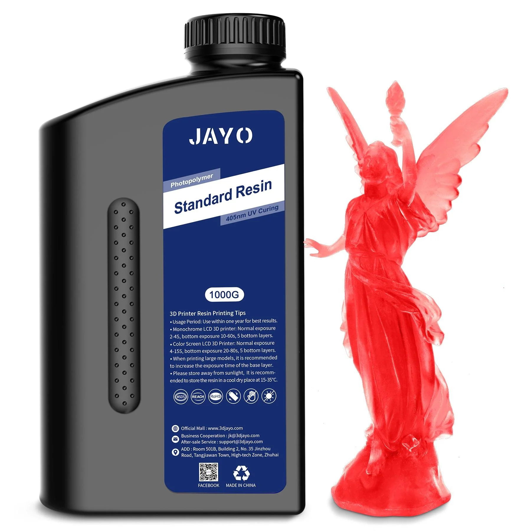 JAYO Standard Resin 1KG 3D Printing Photopolymer Resin - Image 8