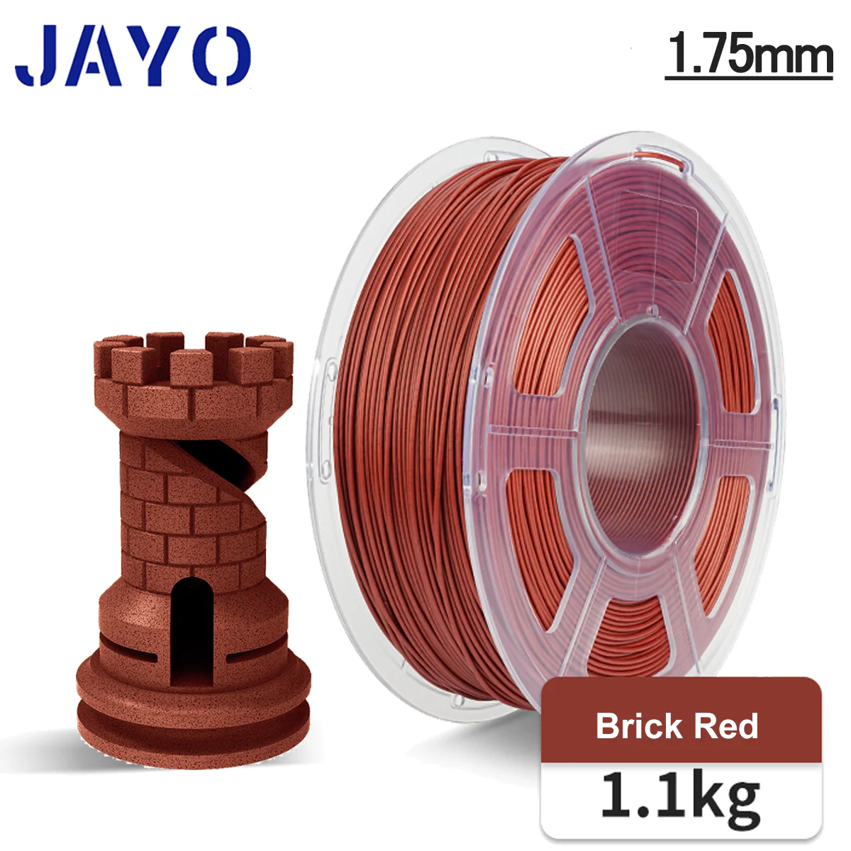 [MOQ:4 rolls] JAYO  High Speed Marble PLA 600mm/s High Speed 3D Printer Non-toxic Filament 1.1KG/roll - Image 2
