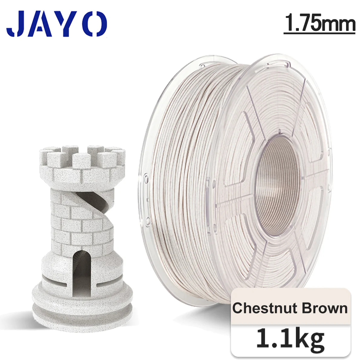 [MOQ:4 rolls] JAYO  High Speed Marble PLA 600mm/s High Speed 3D Printer Non-toxic Filament 1.1KG/roll - Image 3