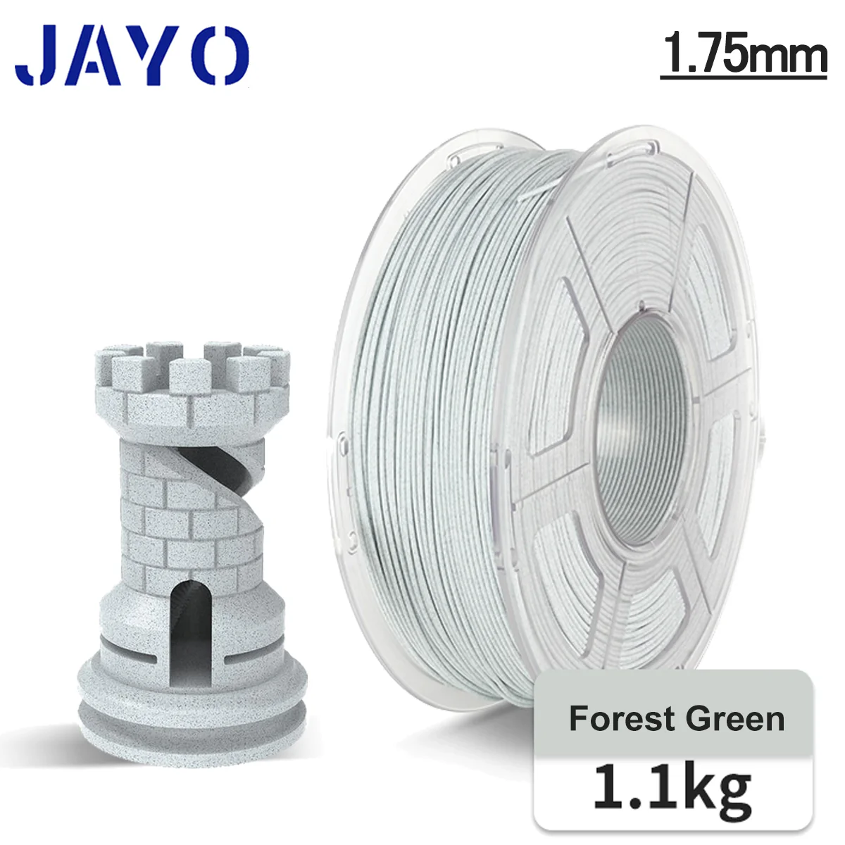 [MOQ:4 rolls] JAYO  High Speed Marble PLA 600mm/s High Speed 3D Printer Non-toxic Filament 1.1KG/roll - Image 4