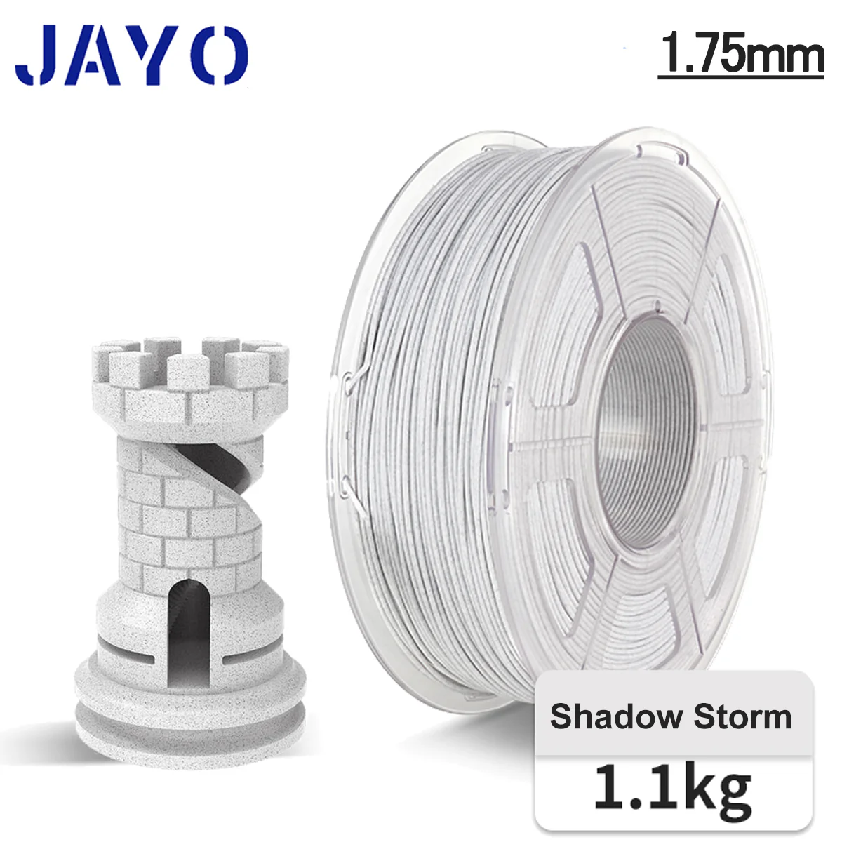 [MOQ:4 rolls] JAYO  High Speed Marble PLA 600mm/s High Speed 3D Printer Non-toxic Filament 1.1KG/roll - Image 6