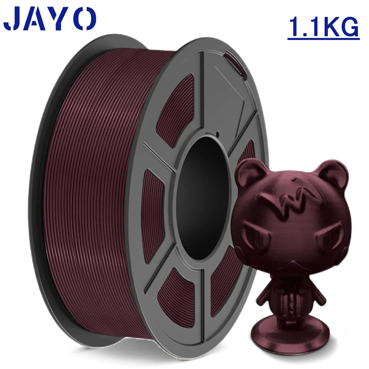 [MOQ:3 rolls] JAYO 1.1KG TPU SILK 98A  1.75mm Filament Flexible 3D Printer Shiny - Image 2