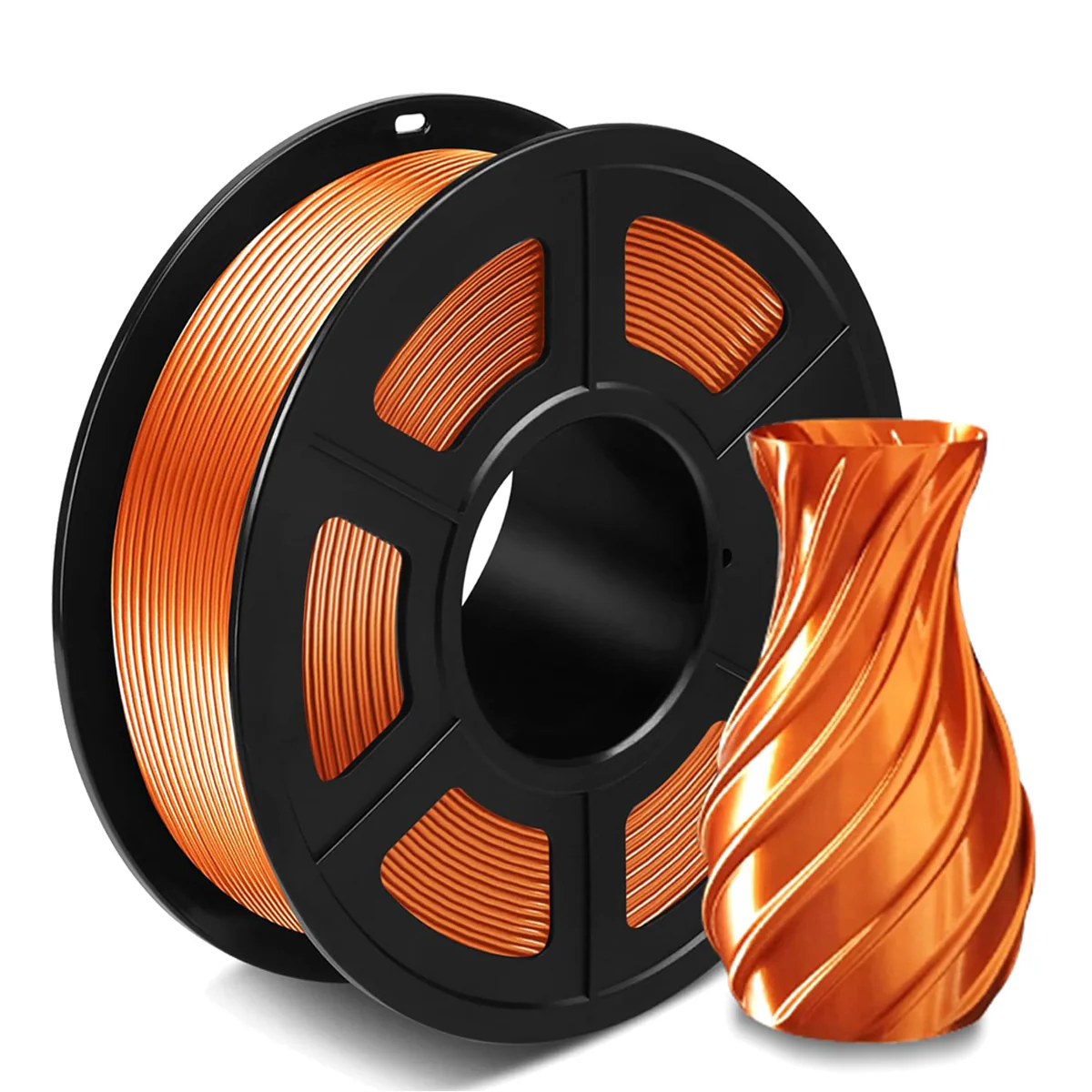[MOQ:5 rolls] JAYO SILK PLA+ 1.1KG 1.75mm Filament 3D Printer Consumables 1.1KG Spool Shiny Metallic - Image 2
