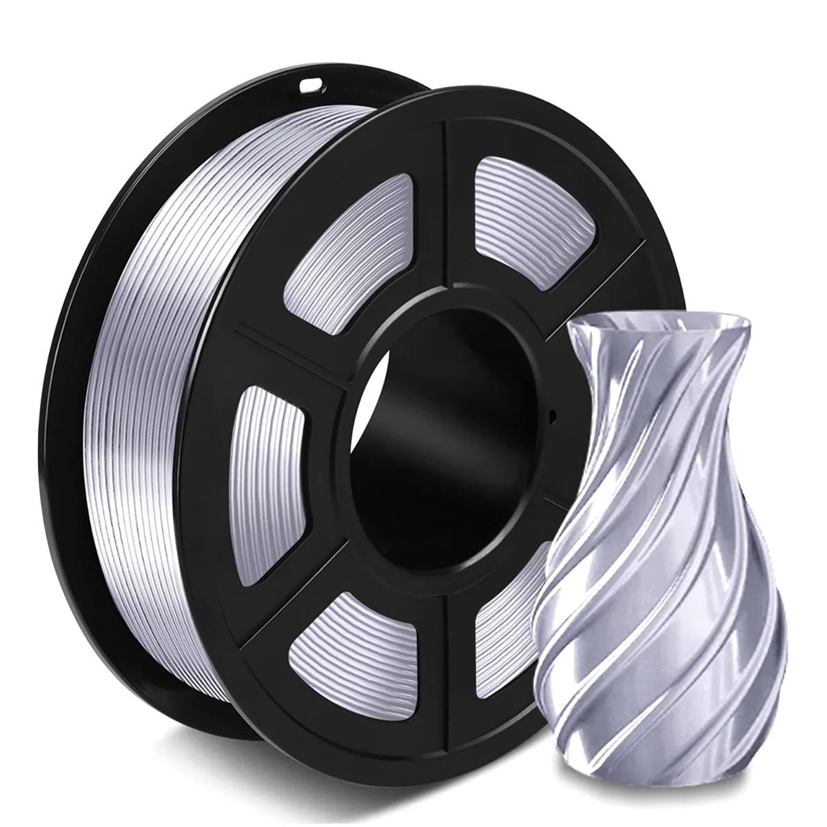[MOQ:5 rolls] JAYO SILK PLA+ 1.1KG 1.75mm Filament 3D Printer Consumables 1.1KG Spool Shiny Metallic - Image 6